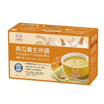呷七碗生技 南瓜養生沖調28公克×24包/盒(微鹹)