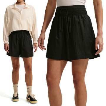 Nike As W Nsw Double Waistband Shor 短褲 女款 黑色 高腰 IF0564-010