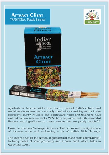 [綺異館] 印度香 印度魂系列- 好客多(香根草）15g 線香 Indian soul attract client