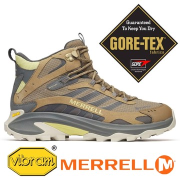 【MERRELL 美國】MOAB SPEED 2 GTX 男中筒健行鞋『棕綠』038339 戶外 露營 登山 健行 休閒 時尚 出國 旅遊 健行鞋