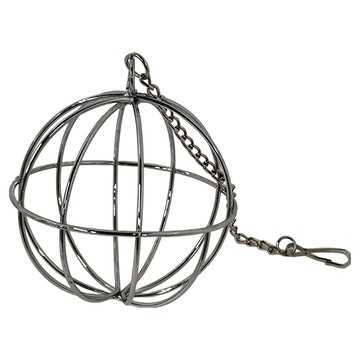 PetBest 牧田兔用牧草球  鐵製S號  寵物餵食玩具  PR-A613  1個