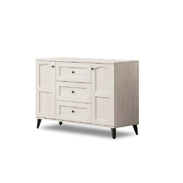ASSARI -艾瑪莎北歐風兩門三抽六斗櫃(寬120x深40x高84cm)