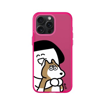 iPhone 15 Pro Max Clear 粉漾桃 - 1G - 抱一個