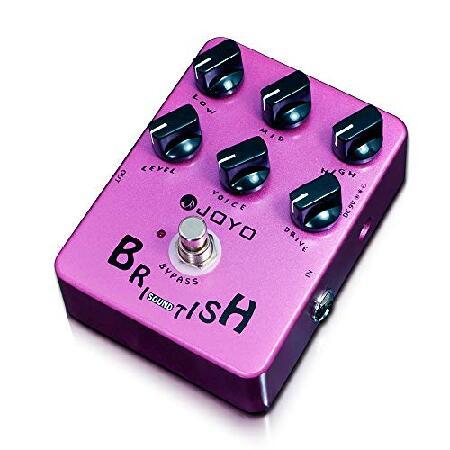 JOYO Overdrive British Rock Amp Simulator Pedal Brit-Rock Era Bluesbreaker Overload for Electric Guitar Effect Bypass (British Sound JF-16)