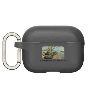 AirPods Pro 2 AirPods Case 黑 - Van Gogh Museum - 聖馬迪拉莫海邊的漁船