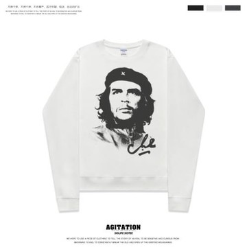 長袖男薄款打底衛衣男女22新款學生上衣INS休閑運動潮英雄格瓦拉