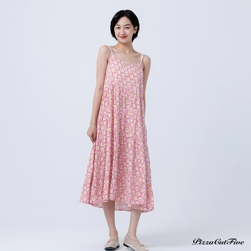 [兩件1580｜涼感洋裝]煙火小花細肩带洋裝 PizzaCutFive PCF252487071