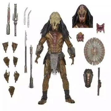 NECA 51725 鐵血戰士 野性掠食者 7 寸可動手辦 展現多樣戰斗姿態