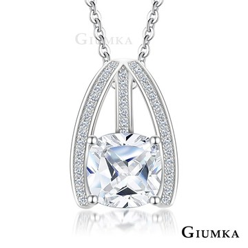 獨家禮物【Giumka】項鍊． 純銀．方鑽｜客製刻字