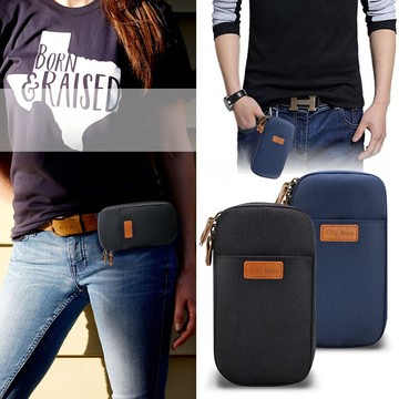 city for htc u12+/三星j6 /j4 /a6+ 魅力型男手機腰掛皮套