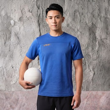 Vibes Tee 排汗拼接機能衣 寶藍