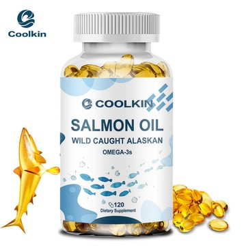 Coolkin omega-3 鮭魚油🐠 ，含魚明膠，60/120粒膠囊