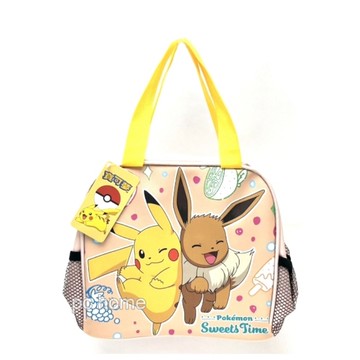 【寶可夢】皮卡丘與伊布-尼龍手提袋