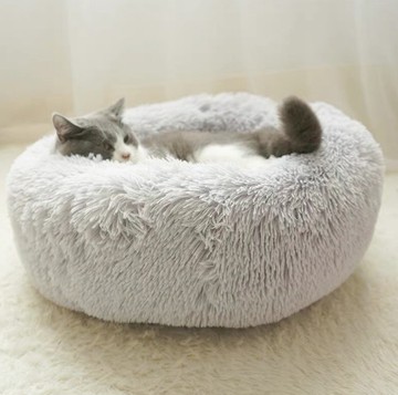 【寵家 Pet Home】寵家 Pet Home 深度睡眠寵物窩 寵物窩 - 淺灰  (三種尺寸任選)