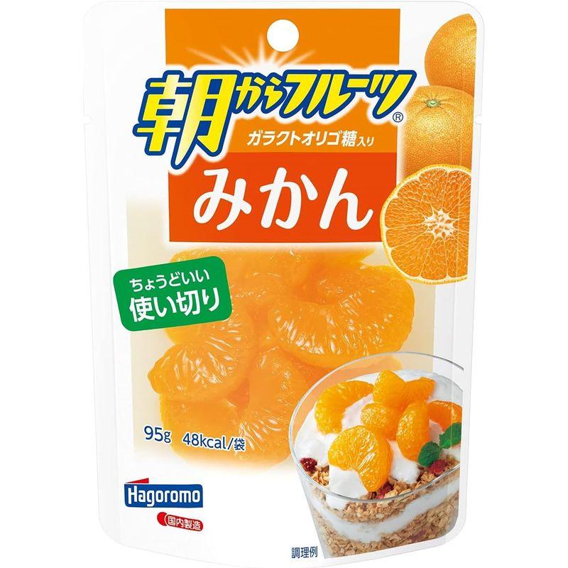 はごろも 朝からフルーツ みかん(パウチ)95ｇ(4108)×6個