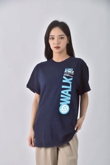 (M) gildan休閒藍色短袖上衣