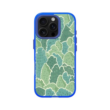 iPhone 16 Pro Clear 激光藍 - 花花草草 / Flowers & Plants - 靜謐森林