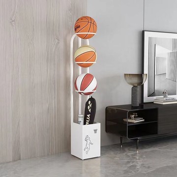 動器材置物架球拍擺放架乒乓球架子籃球足球收納架靠墻家用室內154SFY 快速寄出