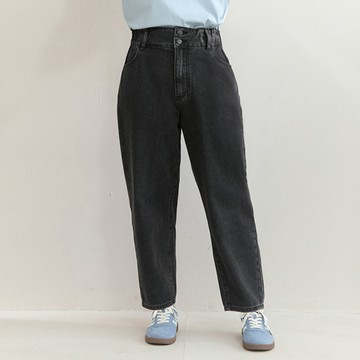 特殊水洗雙釦牛仔男友褲