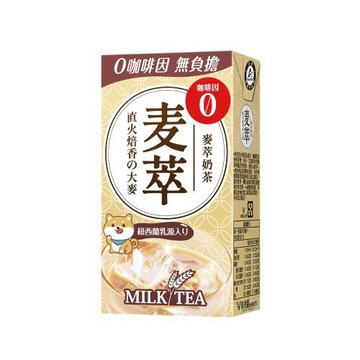 御茶園 無咖啡因麥萃奶茶300mlx24入/箱