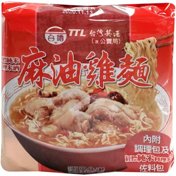 台酒TTL 麻油雞袋麵(200g*3入/袋) [大買家]