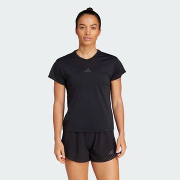 ADIDAS 愛迪達 阿迪達斯 女 短袖上衣-黑色系-AIRCHILL T 2.0-JX7429