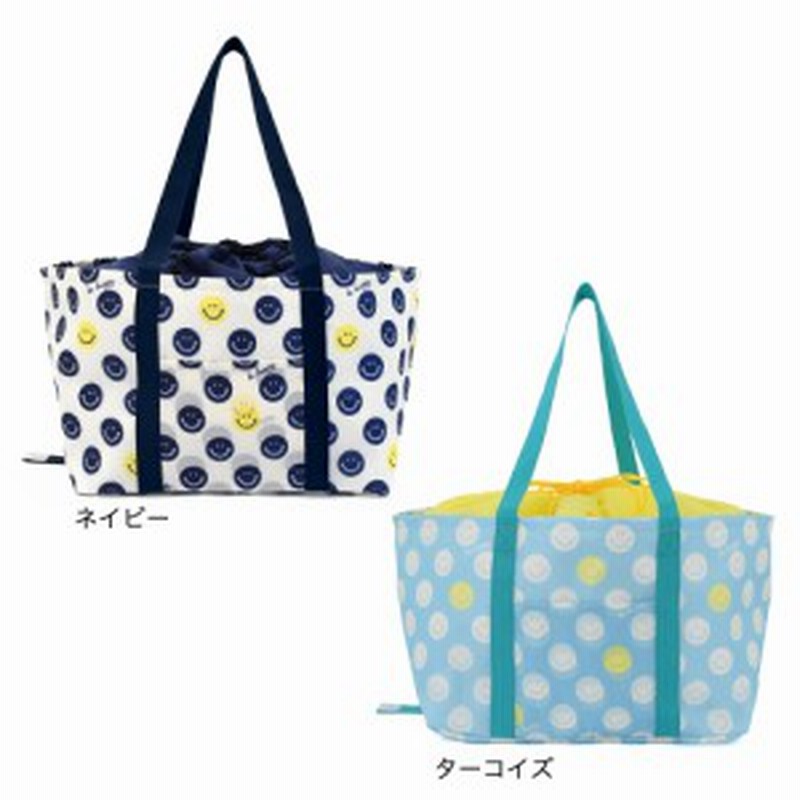 保冷バッグ にこちゃん スマイル レジカゴバッグ 保冷 おしゃれ エコバッグ レジカゴ スマイルグッズ 西海岸 通販 Lineポイント最大1 0 Get Lineショッピング