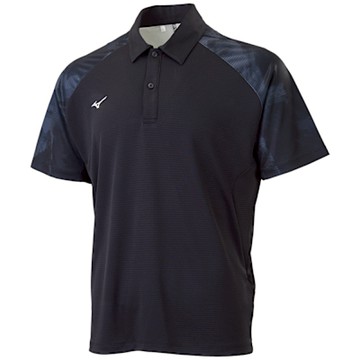 MIZUNO 美津濃 短袖上衣 男 POLO衫 黑 32TAC01309