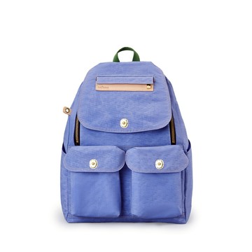 【satana】Soldier 多功能拉鍊後背包-長春花藍 (SOS1463-243)