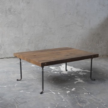 wood iron table 34.5*86.5*60