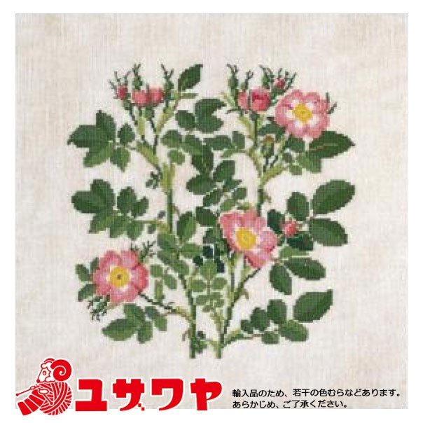 輸入刺しゅうキット Fremme 輸入刺繍キット APPLE ROSE アップルローズ 12B 30-6138