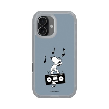 iPhone 17 AirX 流變灰 - 史努比 Snoopy - 隨音樂搖擺吧！