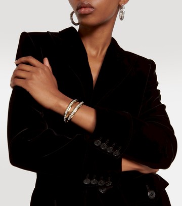 Amina Muaddi Jahleel crystal-embellished bangle