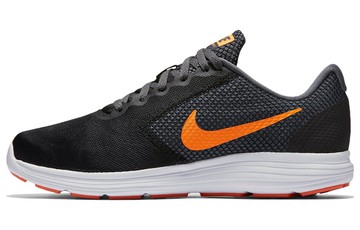 NIKE REVOLUTION 3 DEEP GREY ORANGE