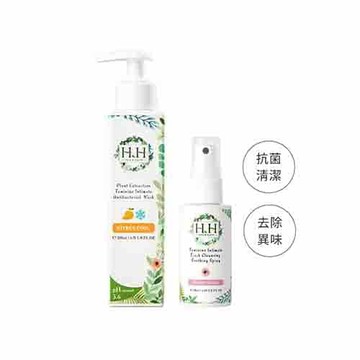 【missy shop】HH私密植萃抗菌潔淨露+私密潔淨舒緩噴霧