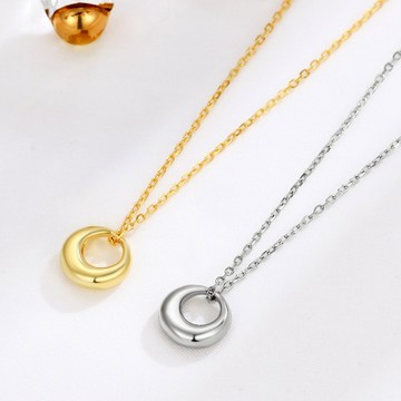 隔日到貨 歐美名牌 四葉 滿鑽幸運草 項鍊 莫桑鑽 水晶 項鏈 不退色N151