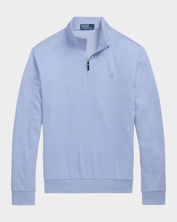 Men's Luxury Double-Knit Jacquard Sweater
