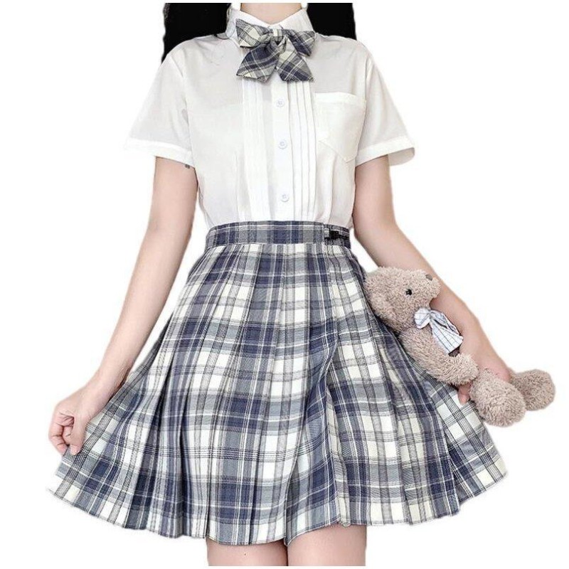 レディースJK制服 コスプレ トップス＋スカートセットアップ 学生服