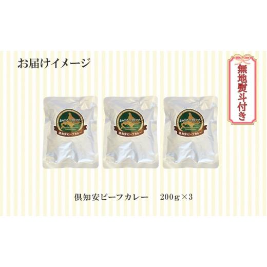 ふるさと納税 北海道 倶知安町 先行受付無地熨斗 倶知安 ビーフカレー 中辛 計3個 北海道 レトルト食品 牛肉 ビーフ 野菜 じゃがい…