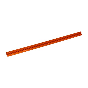 HIGHTIDE penco 比例尺 製圖小幫手 三角面好拿取  橘色  1支