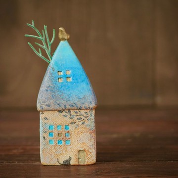 小鳥與藍色小屋 54