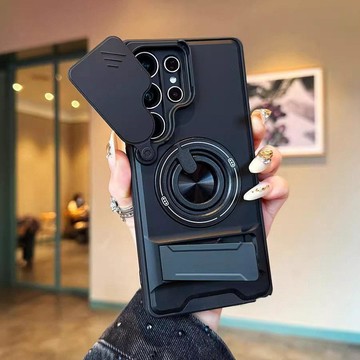 軍規防摔 隱形支架 手機殼 適用 三星Galaxy S26 S25 S24 S23 Ultra A56 A37 保護殼