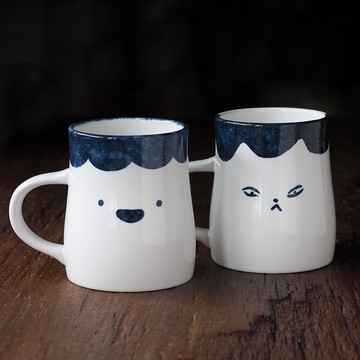 【青花煙囪杯】咖啡杯/ 馬克杯 480ml 兩款