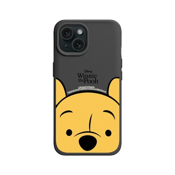 iPhone 15 SolidX 黑 - 迪士尼-小熊維尼 Disney Winnie The Pooh - 罐中一探