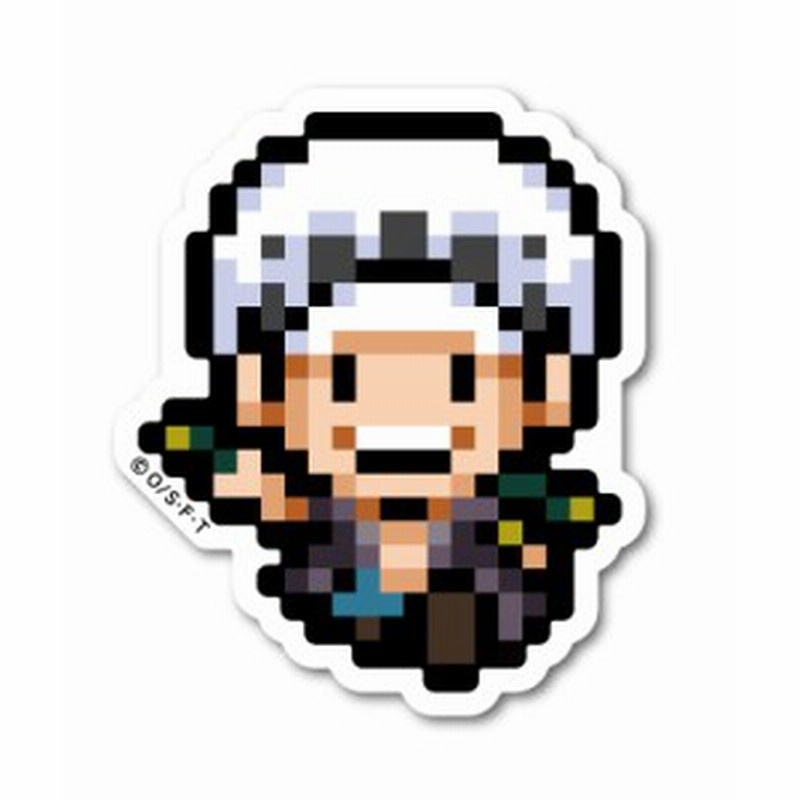 ピクセルワンピース ステッカー ロー ミニサイズ Opx024s One Piece ドット絵 グッズ 通販 Lineポイント最大get Lineショッピング