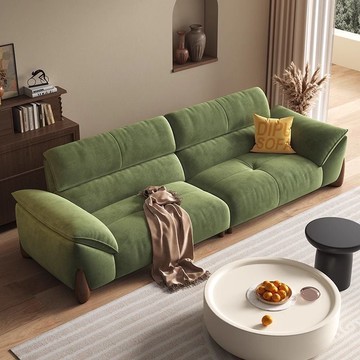 免運 附發票 工廠直銷 沙發 沙發椅 單人沙發 雙人沙發 恒社復古布藝沙發客廳小戶型現代簡約直排意式極簡雙人貓抓布沙發全館八折 特惠 工廠貨