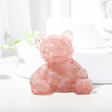 許願萌寵【晶石能量萌寵】鑽石小熊