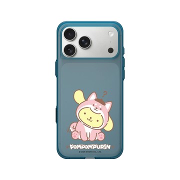 iPhone 17 Pro Max Clear (相機按鈕) 夜幕藍 - 三麗鷗-布丁狗30週年 PomPomPurin (30th Anniversary) - 柴犬變裝