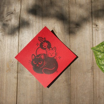 2026馬年春聯－大好吉利 貓咪春聯 新年春聯