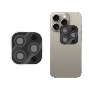 防摔專家 iPhone 16 Pro/16 Pro Max鎧甲一體金屬三眼鏡頭貼